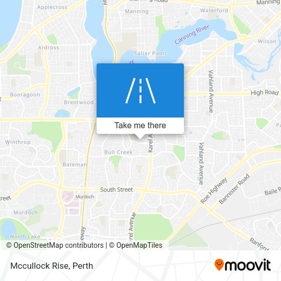 Mccullock Rise map