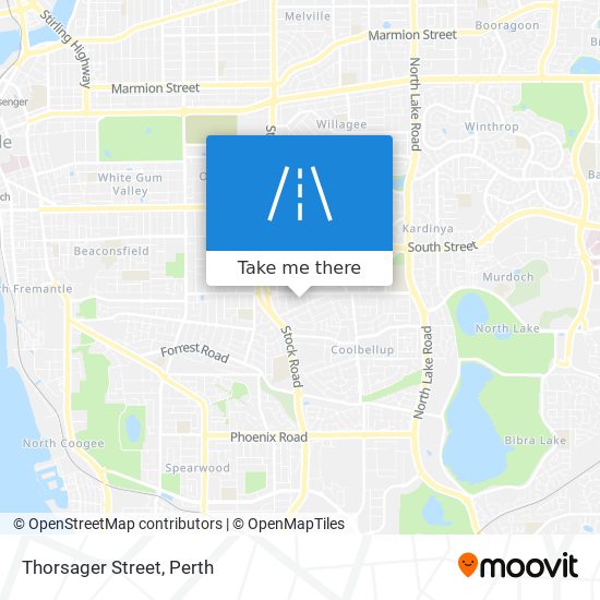 Thorsager Street map