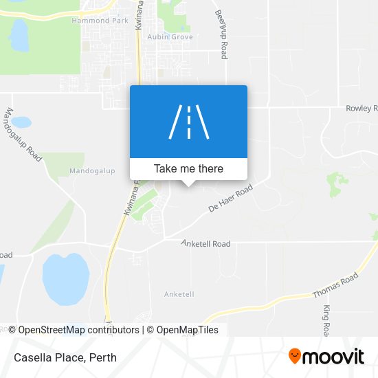 Casella Place map