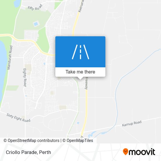 Criollo Parade map