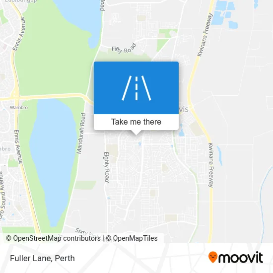 Mapa Fuller Lane