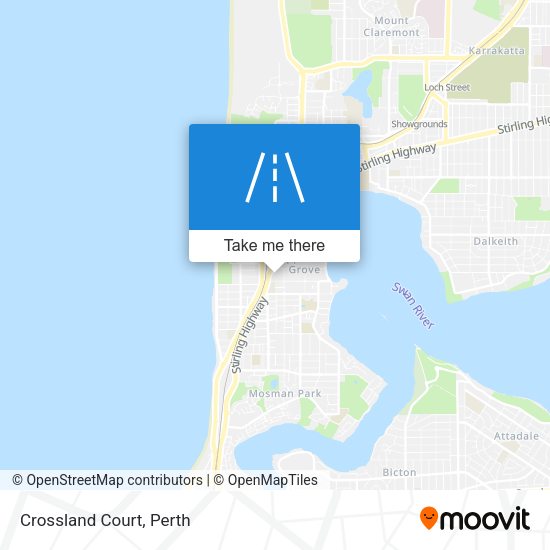 Crossland Court map