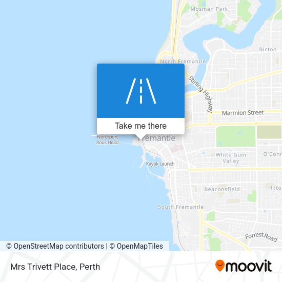 Mrs Trivett Place map