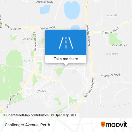 Challenger Avenue map
