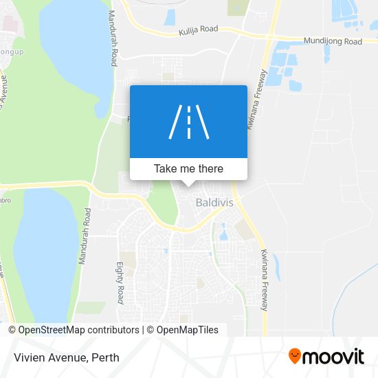 Vivien Avenue map