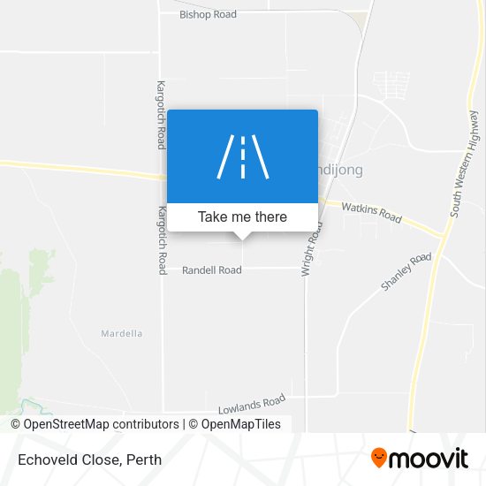 Echoveld Close map