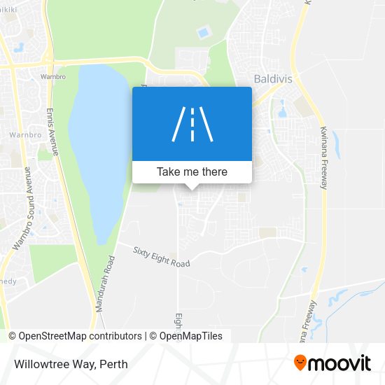 Willowtree Way map