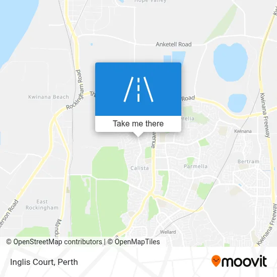 Mapa Inglis Court
