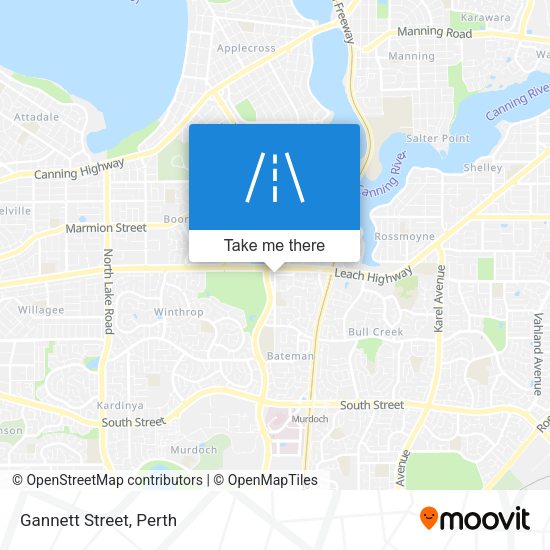 Gannett Street map