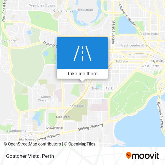 Goatcher Vista map
