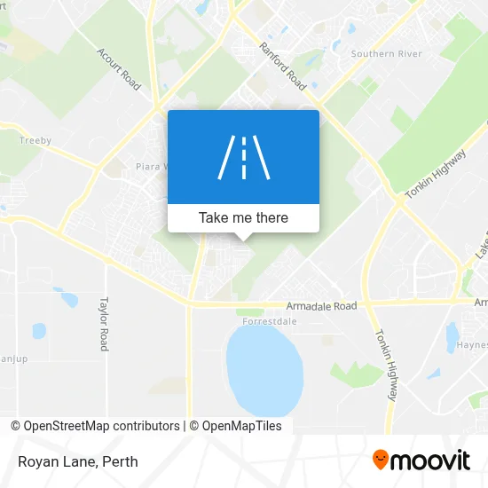 Mapa Royan Lane