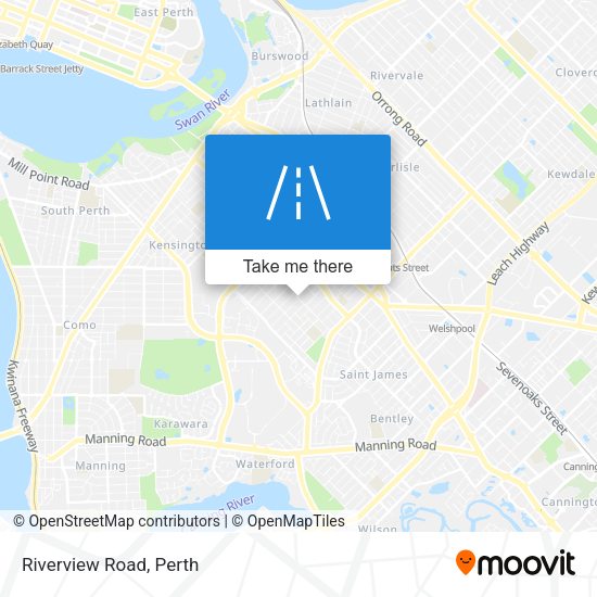 Riverview Road map