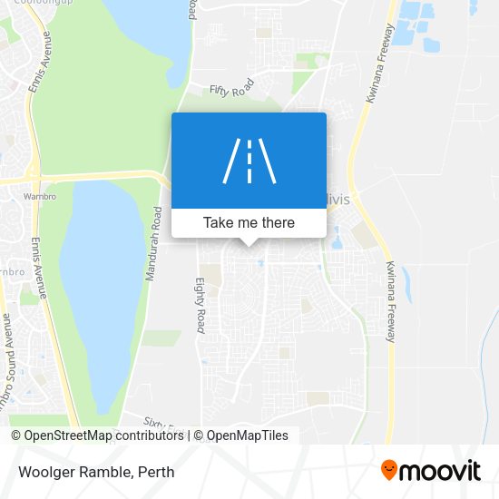 Woolger Ramble map