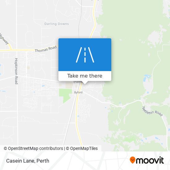 Casein Lane map