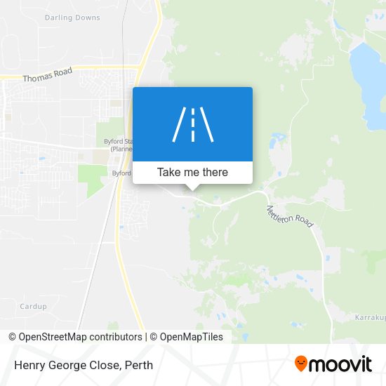 Henry George Close map