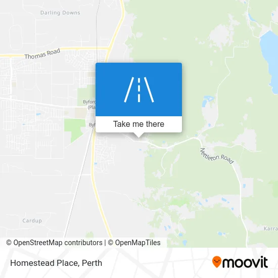 Mapa Homestead Place