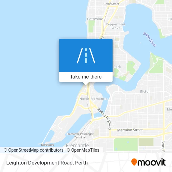 Mapa Leighton Development Road