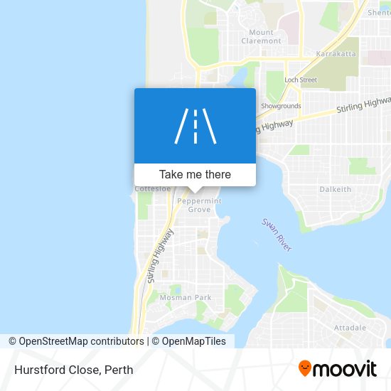 Hurstford Close map