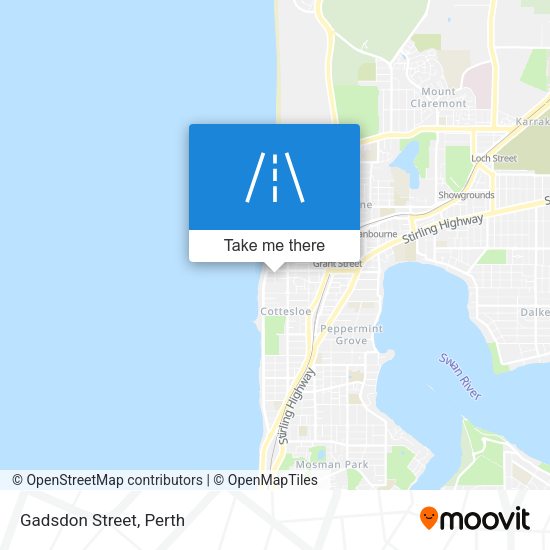 Gadsdon Street map