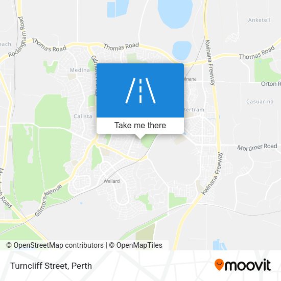 Turncliff Street map