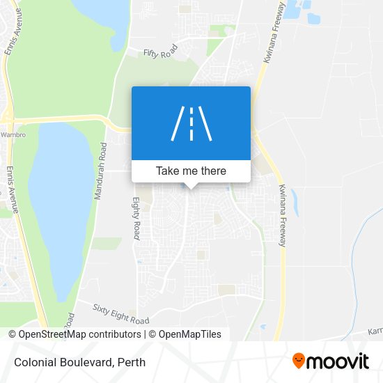 Colonial Boulevard map