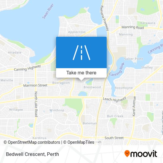 Bedwell Crescent map
