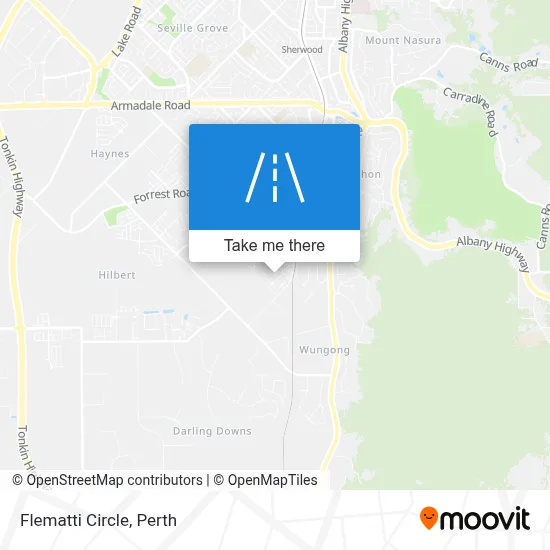 Mapa Flematti Circle
