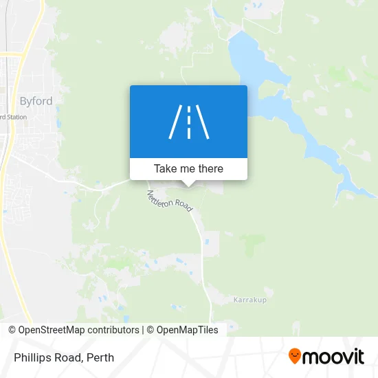 Mapa Phillips Road