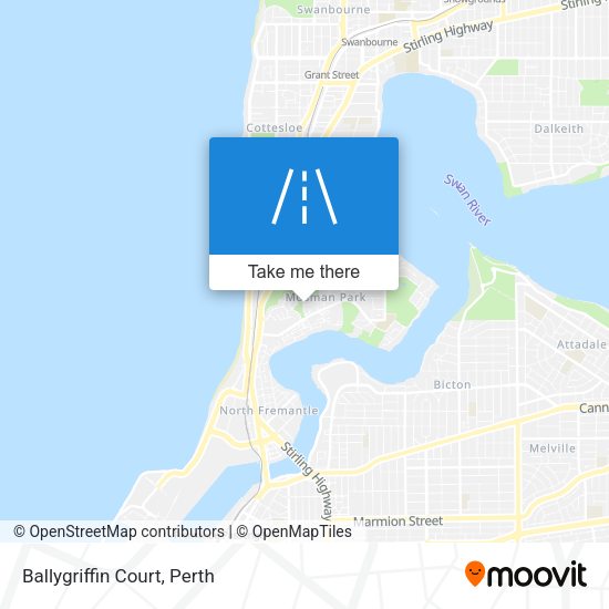 Ballygriffin Court map