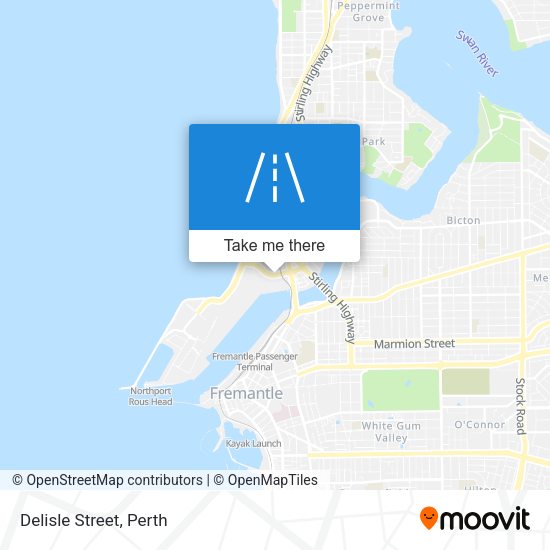 Delisle Street map