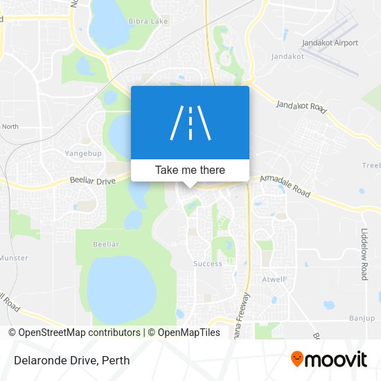 Delaronde Drive map