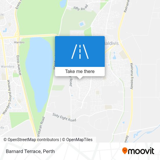 Barnard Terrace map