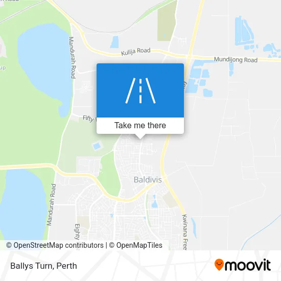 Ballys Turn map