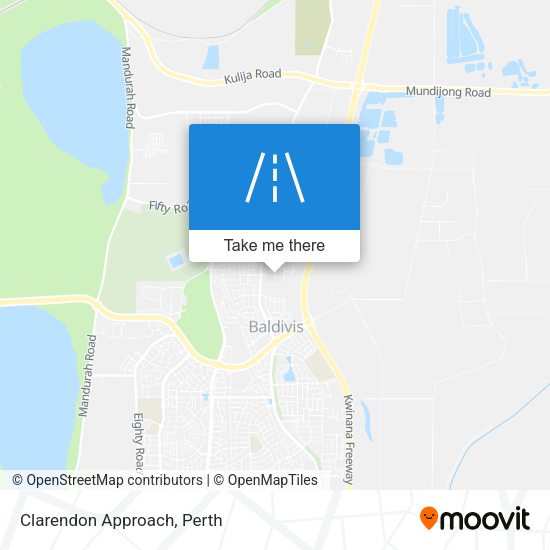 Clarendon Approach map