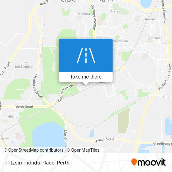 Fitzsimmonds Place map