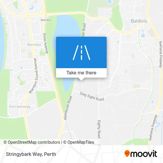 Mapa Stringybark Way