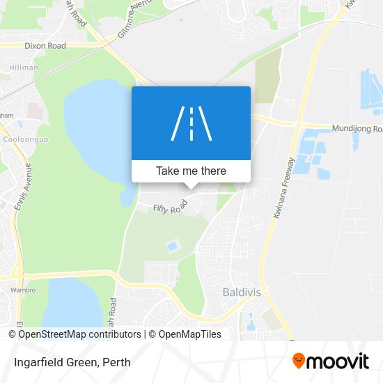 Ingarfield Green map