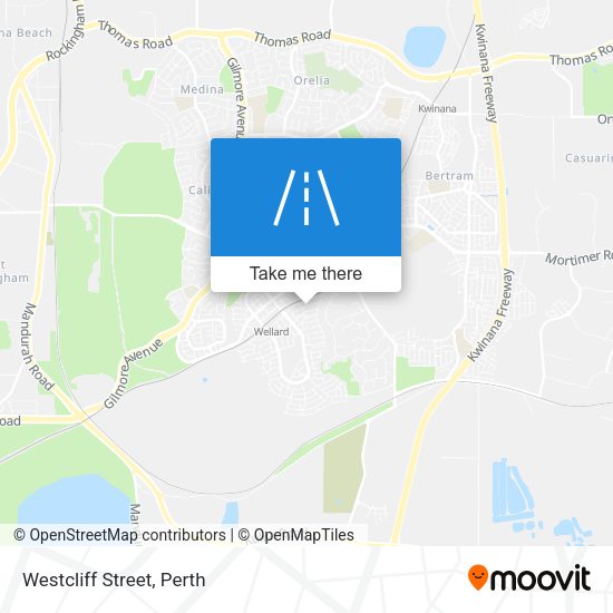 Westcliff Street map