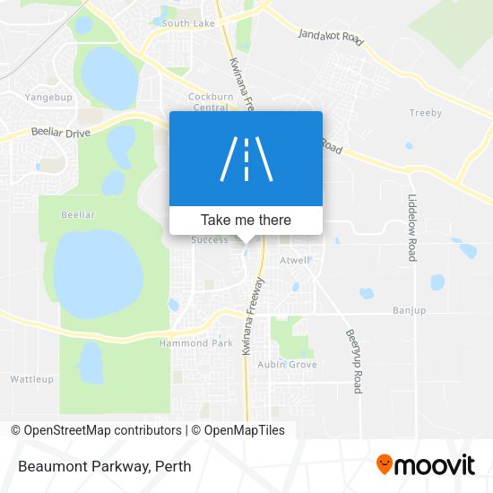 Beaumont Parkway map