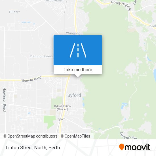 Linton Street North map