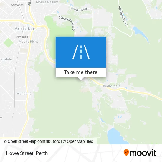 Mapa Howe Street