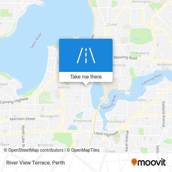 River View Terrace map