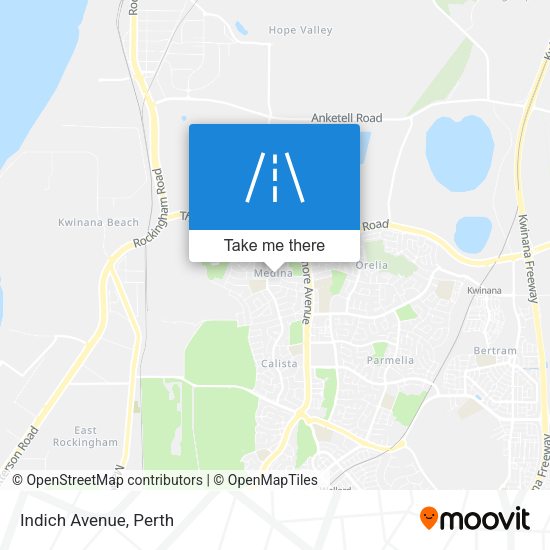 Indich Avenue map