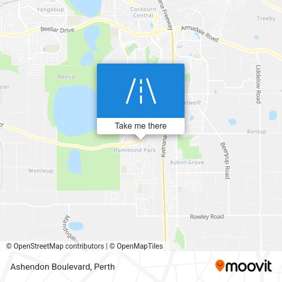 Ashendon Boulevard map