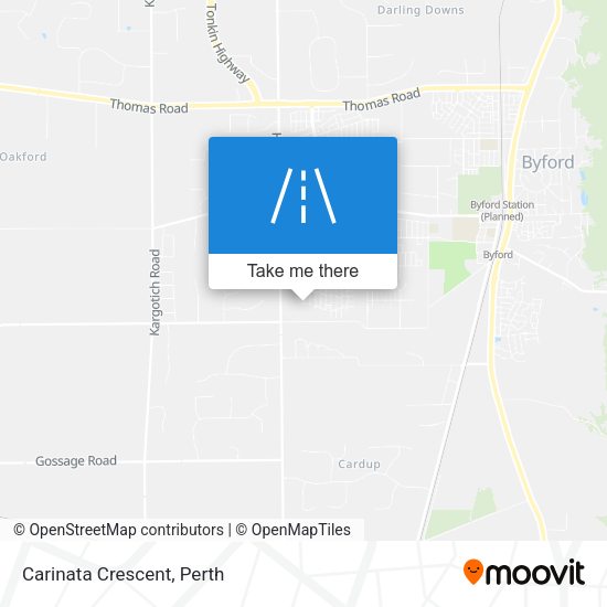 Carinata Crescent map