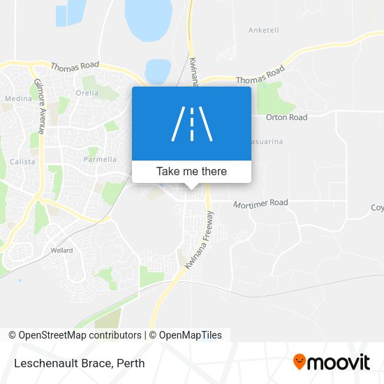 Leschenault Brace map
