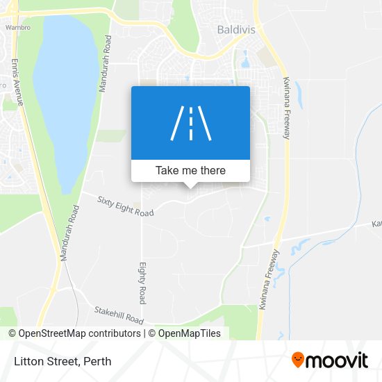 Litton Street map