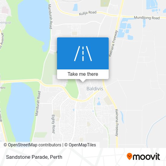 Sandstone Parade map