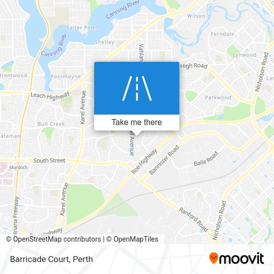 Barricade Court map