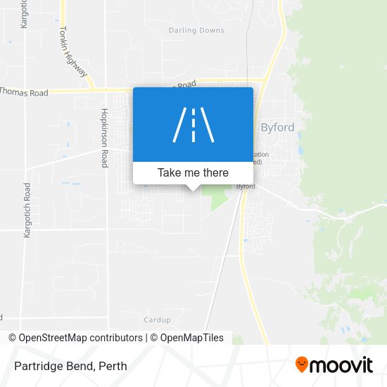 Partridge Bend map